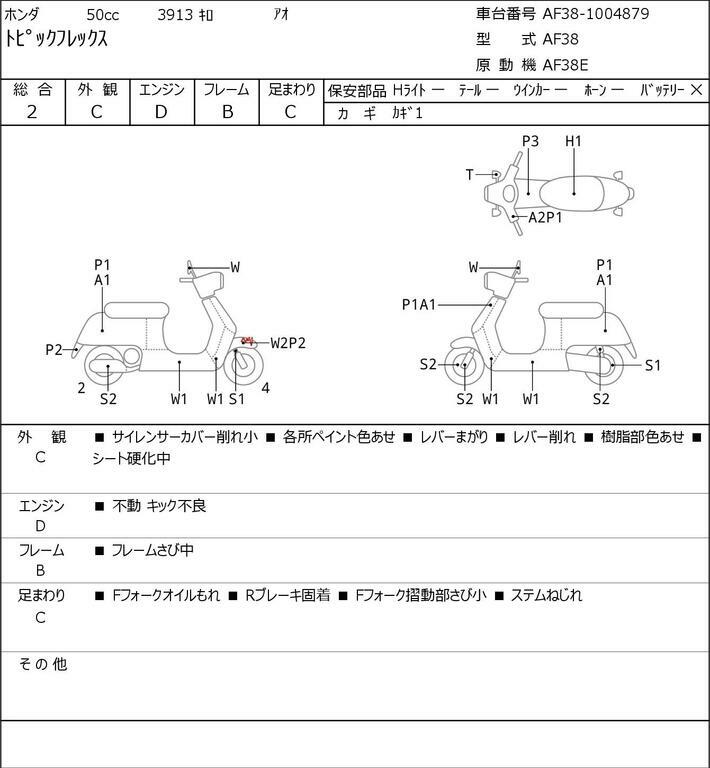 Honda topic характеристика